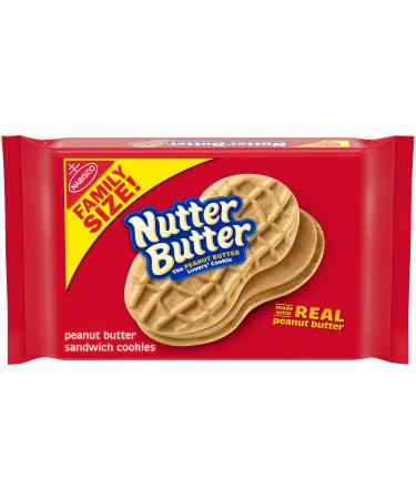 Nutter Butter Family Size Peanut Butter Sandwich Cookies, 16 oz
