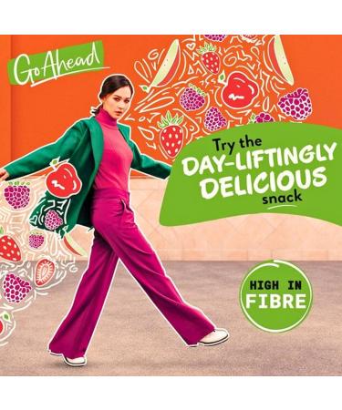 Flapjack Bars Bundle with 2 x Go Ahead Fibre Jacks Raspberry and 2 x Go Ahead Fibre Jacks Applle & Strawberry | 2 Cereal Bars Flavours 4 Breakfast Bars Packs 16 Go Ahead Bars - Buy Online on SooperMarket.com