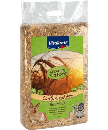 Vitakraft Comfort Golden natural straw for the rodent home biodegradable heat-insulated (1x 1kg)