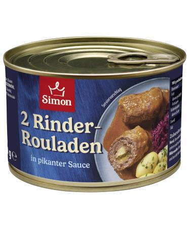 SIMON 2 beef roulades in spicy sauce | 2 hand-wrapped beef roulades in sauce | 400g