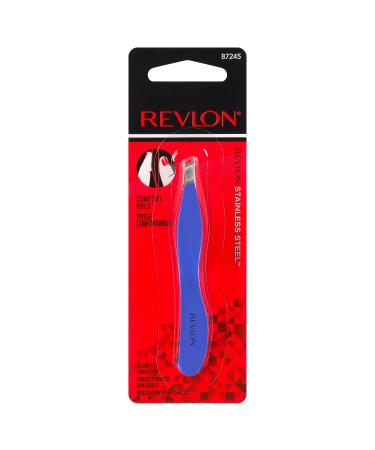 Revlon Control Grip Slanted Tweezer with Stainless Steel Tips - Buy Online on SooperMarket.com