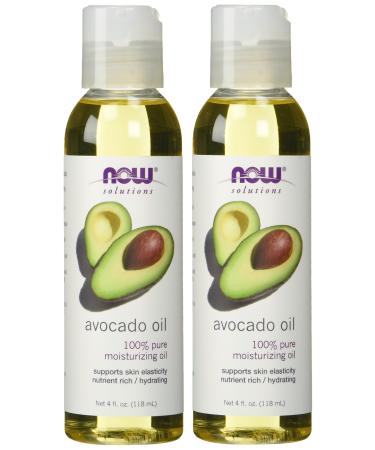 NOW Foods Avocado Oil (Liquid)  4 Ounce Bottles  2 pk