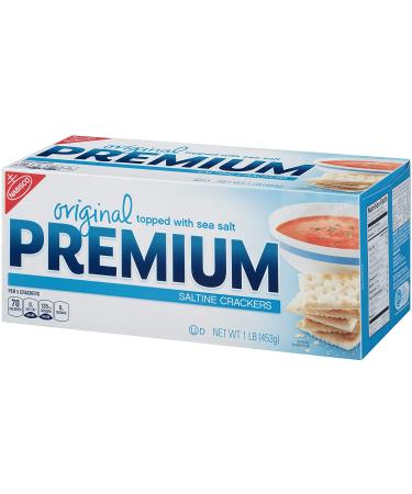 Premium Original Saltine Crackers 16 oz - Delicious Snack for Any Occasion - Buy Online on SooperMarket.com