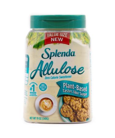 SPLENDA ALLULOSE Plant-Based Zero Calorie Sweetener Jar for Baking & Beverages (19 Ounce (Pack of 1))