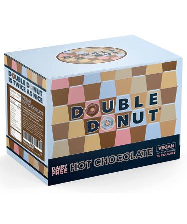 Double Donut Dairy Free Hot Chocolate Mix - 30 Count Vegan Instant Packets - Buy Online on SooperMarket.com