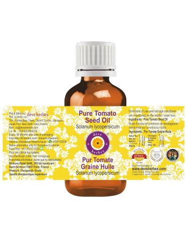 Deve Herbes Pure Tomato Seed Oil 30ml - 100% Natural Therapeutic Grade - Ideal for Skin & Hair Care - Buy Online on SooperMarket.com