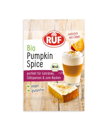 Call Organic Pumpkin Spice Latte Wort Mixing Pumpkin Powder for refining milk coffee pumpkin pie cookies porridge and pancakes vegan and gluten-free 1x10g pumpkin spice 10 g (1 Pack)