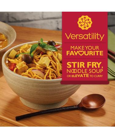 Lucky Boat Wholewheat Chow Mein Noodles 3.5KG - Source of Fibre - Bulk Chinese Noodles for Stir Fry - 3.5kg Pack - Buy Online on SooperMarket.com