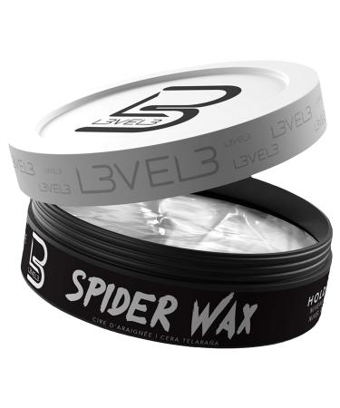 Level 3 Spider Wax - Long Lasting and Strong Hold L3 - Improve your Hair Volume and Texture - Level Three Hair Wax for Men