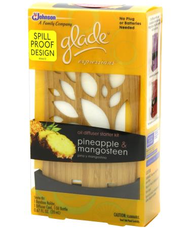 Glade Expressions Oil Diffuser Starter Pineapple and Mangosteen 0.67 Ounce