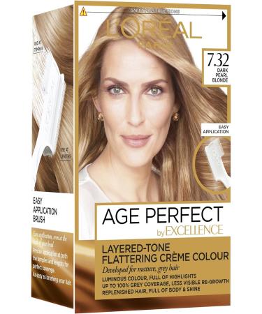 L'Oreal Age Perfect 7.32 Dark Rose Blonde Hair Dye - Dark Pearl Blonde, 1 Count - Buy Online on SooperMarket.com