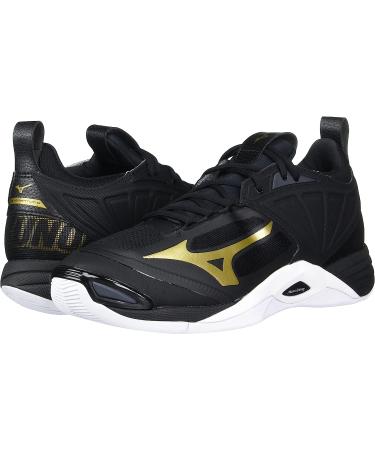 Mizuno Wave Momentum Men's Volleyball Shoe - Black/Gold, Size 9.5 US - Buy Online on SooperMarket.com
