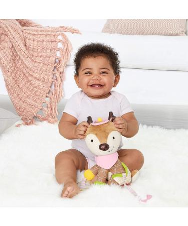 Skip Hop Bandana Buddies Deer Baby Activity Toy | Multi-Sensory Rattle & Teething Textures - Buy Online on SooperMarket.com