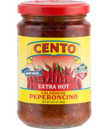 Cento Extra Hot Calabrese Pepperoncino Hoagie Spread, 9.87 Ounce