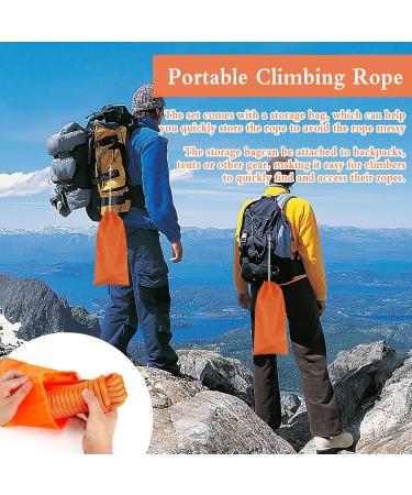 Buy 10mm Nylon Climbing Rope - Outdoor Security & Rescue Rope for Height Work | Fire Rescue & Abseiling Use - Durable Red Static Rope - Buy Online on SooperMarket.com