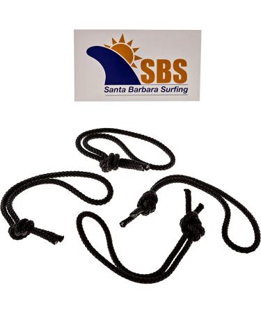 SBS Leash String Cord for Surfboard, Longboard & SUP - 4 or 6 Pack Black - Buy Online on SooperMarket.com