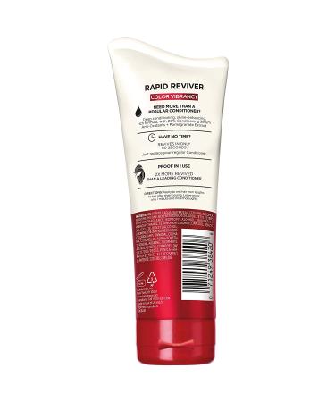 L'Oreal Paris Elvive Color Vibrancy Rapid Reviver Deep Conditioner 6 oz - Repairs Damaged Color-Treated Hair with Serum & Antioxidants - Buy Online on SooperMarket.com