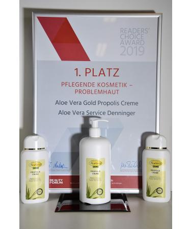 Aloe Vera Gold Propolis Cream Value Pack - 500 ml | Hydrating Skin Care for All Skin Types | International Shipping Available - Buy Online on SooperMarket.com
