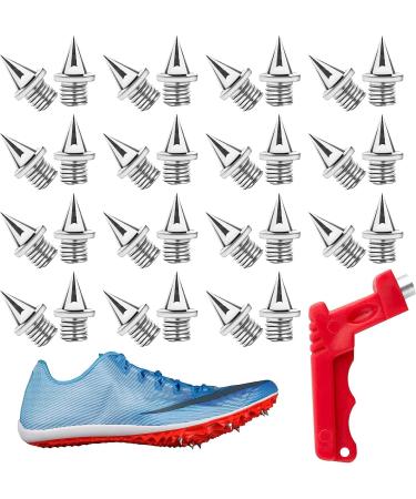 Helweet Track Spikes replacement nails athletics replacement dorn spikes replacement thorns 30 pieces of spike key athletics for athletics replacement dorn spike nail nail length 7mm