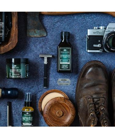 MNSC Glacier Naturally Better Pump Shave Cream - Smooth Hypoallergenic All-Natural Shaving Cream - Handcrafted in the USA for Men & Women - Buy Online on SooperMarket.com