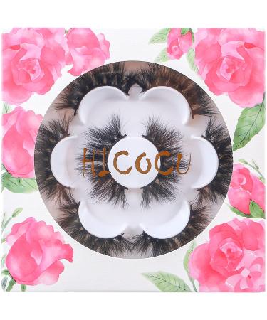 Buy 6D False Eyelashes - Fluffy Long & Dramatic Reusable Fake Eyelashes | Thick & Soft (4 Pairs) - International Shipping Available - Buy Online on SooperMarket.com