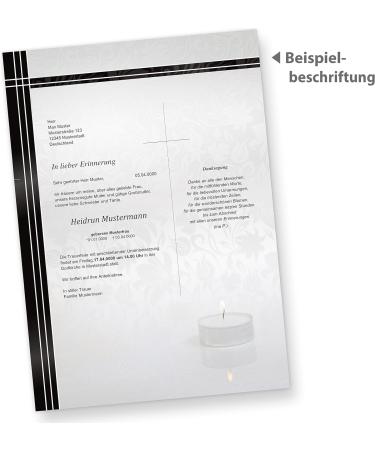 Premium Betting Paper Set for Grief - 25 A4 Letterhead Sets with Windowed Funeral Envelopes - International Shipping Available - Buy Online on SooperMarket.com