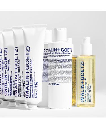 Malin + Goetz Foaming Cream Cleanser - Gentle Vegan Face Cleanser for All Skin Types 4 oz - Soothes & Moisturizes Skin Men & Women - Buy Online on SooperMarket.com