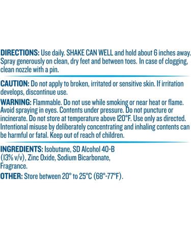 Dr. Scholl's Odor-X Spray-Powder (4.7 oz) | All-Day Odor Protection & Sweat Absorption - Buy Online on SooperMarket.com