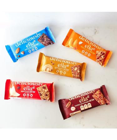 Deliciously Ella Apricot & Coconut Oat Bars - Gluten-Free Vegan Healthy Snack (50g, 16 Bars) - Buy Online on SooperMarket.com