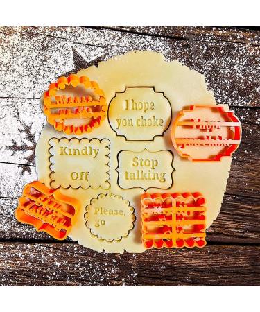 Good Wishes Cookie Molds - Funny Cutter Set for Baking Various Shapes - DIY Kitchen Tool for Men and Women - Buy Online on SooperMarket.com