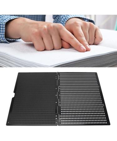 Braille Slate Braille Stylus Writing Slate 27 Lines 30 Cells Braille Writing Slate Plastic Braille Aids with Stylus for Blind - Buy Online on SooperMarket.com