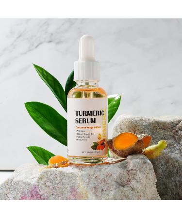 Turmeric Dark Spot Corrector Serum for Women - Anti-Aging Face Serum with Curcuma Longa - Even Skin Tone, Remove Dark Spots & Age Spots - Daily Skin Care Solution - Buy Online on SooperMarket.com