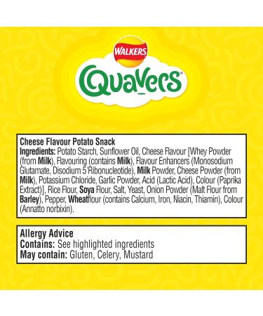 Walkers Quavers Cheese Snacks 34 g - Buy Online on SooperMarket.com