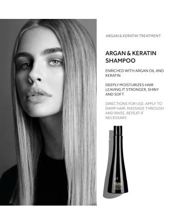 pH Labs Argan & Keratin Shampoo Hair Mask & Elixir Set | Hydrating Color Protection for Lustrous Hair - Buy Internationally - Buy Online on SooperMarket.com