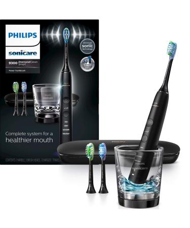 Philips Sonicare DiamondClean Smart 9300 Rechargeable Electric Power Toothbrush, Black, HX9903/11