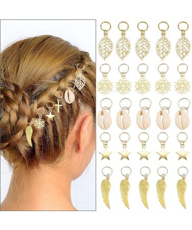 Dreadlocks Hair Jewelry: 140pcs Aluminum Hair Cuffs, Rings, Shell Accessories for Women - Loc Clips & Pendants, Braid Decor - Buy Online on SooperMarket.com