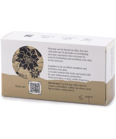 Beauty Kin Eco-Friendly Shaving Body Bar - Reduces Razor Rash & Irritation - Vegan Friendly & Cruelty Free Active Ingredients - Paraben Free Soap - Made In The UK - Buy Online on SooperMarket.com