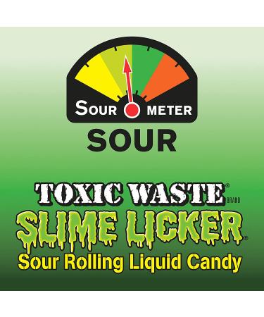 TOXIC WASTE Slime Licker Sour Liquid Candy 12-Count Box - Strawberry Blue Razz Flavors - Buy Online on SooperMarket.com