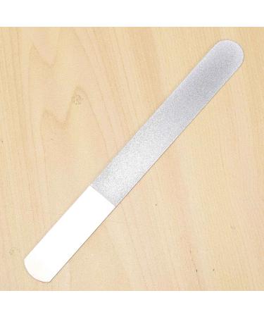 Dawafit 6 Pieces Stainless Steel Nail File Double-Sided Diamond Nail File Metal Nail File Manicure File for Family and Travel - Buy Online on SooperMarket.com