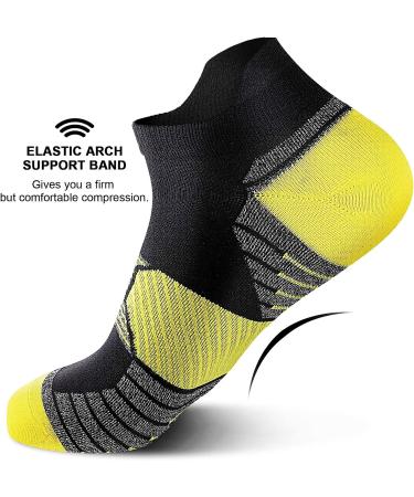 PAPLUS Compression Running Socks Women (6 Pairs) - Arch Support Ankle Athletic Socks (Mix of Colors) - Small-Medium - Buy Online on SooperMarket.com