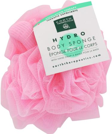 Earth Therapeutics Hydro Body Sponge - Pink - 1 Ea - Hand Strap - 1 Count - Buy Online on SooperMarket.com