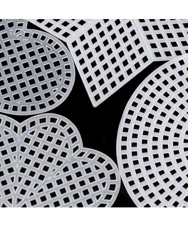 Mironey Mesh Plastic Canvas Kits - 25 Pieces, 5 Shapes - Blank Mesh Sheets for Embroidery, Craft Knitting Tools - Round, Flower, Butterfly, Star, Heart - Buy Online on SooperMarket.com