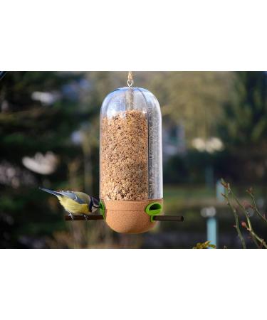 Buy DoBar 10095e Design Feed Column Picbar - Natural Cork Bird Feed Dispenser Three-Chamber Wild Bird Feeder - 11 x 26 cm - Transparent - International Shipping Available - Buy Online on SooperMarket.com