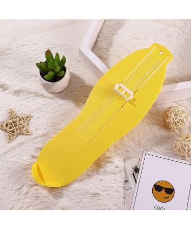 Healifty Shoe Sizer Measuring Device for Adults and Kids - Yellow Foot Measurement Gauge - Buy Online on SooperMarket.com