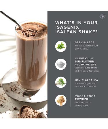 Isagenix IsaLean Shake - Superfood Meal Replacement Mix for Weight Management & Muscle Growth - 854g Canister (Creamy Dutch Chocolate) - Buy Online on SooperMarket.com