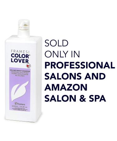 Framesi Color Lover Volume Boost Shampoo 33.8 fl oz - Sulfate-Free with Quinoa & Aloe Vera for Color-Treated Hair - Buy Online on SooperMarket.com