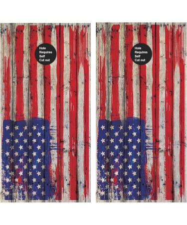 Pixelverse Design Cornhole Board Skin Wrap Decal - USA Flag Vinyl Sticker for Bean Bag Toss Game - Weatherproof Fade Resistant - 24.5x48.5 - Pack of 2 - Buy Online on SooperMarket.com