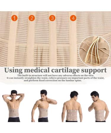 Back Support Belt Lumbar Support Belt Breathable Lower Back Brace Lightweight Back Belt Widened Design Bac Support Belt for Men Women Upper and Lower Back Pain Relief Posture Correction Size L - Buy Online on SooperMarket.com