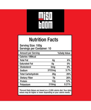 Miso Boom Red (Aka) Miso Soybean Paste 2.2 lb - Non-GMO, No MSG, Vegan - Buy Online on SooperMarket.com