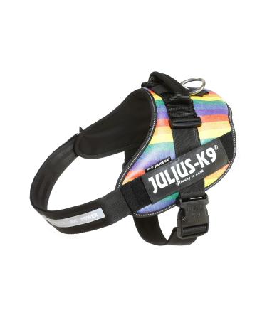 IDC Powerharness Size: 2XL/3 Rainbow (Faux Leather) Rainbow (Faux Leather) 2XL/3